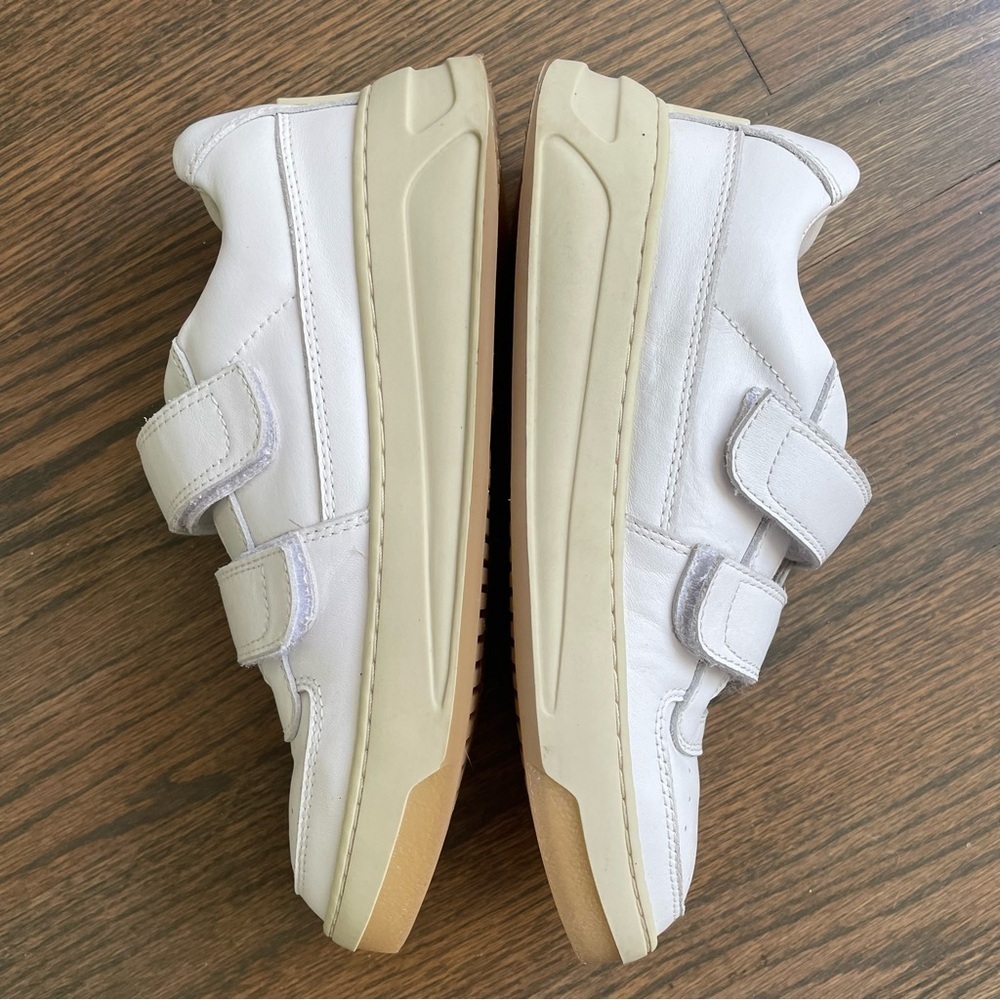 White Perey Strap Sneakers Like ACNE STUDIOS style - Picture 6 of 12